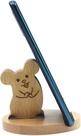 Cute Mouse Dog Suporte de telefone celular, suporte de mesa de madeira para smartphone para iPhone XS/Max/XR/X/8/7 Plus/Google Pixel/Samsung Galaxy Note