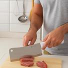 Cutelo Inox Faca Cleaver Quebra Osso Desossa Carne Açougue Churrasco Faca Corta DesfiarAçougues