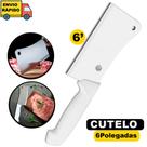 Cutelo Inox Machadinha Açougueiro Para Cortar Alimentos Cortes Perfeito E Afiado