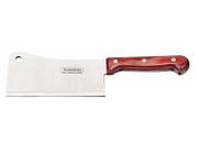 Cutelo Tramontina Polywood Lamina Inox e Madeira Vermelho 6"