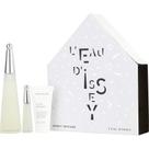 Cx De Presente Feminino L'Eau D'Issey Issey Miyake Eau De Toilette Spray 100 Ml + Loção Corporal 50 Ml + Eau De Toilette Spray 10 Ml Mini