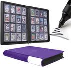 D DACKIT Toploader Binder, modelo A, roxo clássico, comporta 640