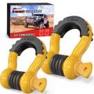 D-Ring Shackle Nilight 3/4, 9.500 libras, Break Strength, pacote com 2