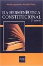 Da Hermenêutica Constitucional Da Hermenêutica Constitucional