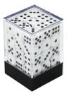 Dado Central Opaco Branco E Preto - 36 Dados D6 12mm