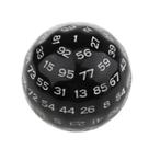 Dado D100 Preto - RPG