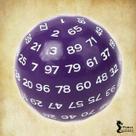 Dado D100 Púrpura - RPG