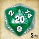 Dado D20 Marmorizado Avulso - RPG