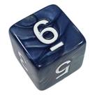 Dado D6 Marmorizado Avulso - RPG