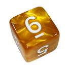Dado D6 Marmorizado Avulso - RPG