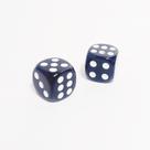 Dado de Resina Preto 12x12mm - 100gr