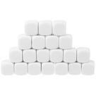 Dados acrílicos em branco NUOBESTY 20 unidades de 20 mm para fabricação de artesanato DIY