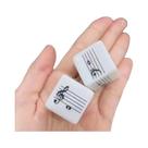Dados Musicais (2 Peças) Para Aprendizagem Da Teoria De Intervalos Musicais Na Escala De Doze Tons
