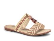 Dakota Chinelo REF Z7403 Rasteira PEDRARIA Geométrica NUDE