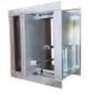 Damper Corta Fogo em Chapa Galvanizada c/Solenóide - 45 x 45 cm