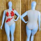 Dança do Ventre Body Bordado com Renda e Pedrarias - BODYA-19