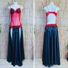 Dança do Ventre Traje Bordado Completo com Body - Pronta Entrega - TC-BODY55