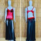 Dança do Ventre Traje Bordado Completo com Body - Pronta Entrega - TC-BODY58