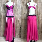 Dança do Ventre Traje Bordado Completo com Body - Pronta Entrega - TC-BODY66
