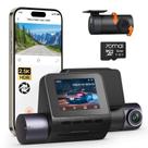Dash Cam 70mai A410 2.5K+1080P frontal e traseira com cartão de 64 GB
