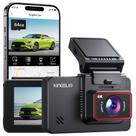 Dash Cam Kingslim 4K com cartão de 64 GB, câmera frontal/traseira do carro Dash Cam Kingslim 4K com cartão de 64 GB, câmera frontal/traseira do carro