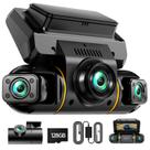 Dash Cam LAMTTO 4 Canais 1080p FHD 360° - Kit para Carros