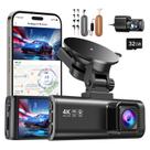 Dash Cam REDTIGER F7NP frontal traseira 4K+1080P com GPS e WiFi