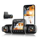 Dash Cam RexingUSA V2 PRO AI de 3 canais 1080p com visão noturna