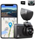 Dash Cam UPGROW 4K Dual frontal e traseira com WiFi, GPS e cartão SD Dash Cam UPGROW 4K Dual frontal e traseira com WiFi, GPS e cartão SD