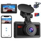 Dash Cam WebEqer frontal 2.5K e traseira 1080P WiFi com visão noturna Dash Cam WebEqer frontal 2.5K e traseira 1080P WiFi com visão noturna