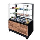 DBCR.70 - Balcão Refrigerado Clean Preto 70cm Para bolos e doces - 127V - Omega - Comercial