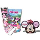 DCL Livro Infantil Colorir Minnie Tubo C/Adesivo/Giz/Canetinha , Multicores + Brinde