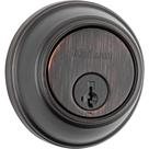 Deadbolt Lock Kwikset 817 Venetian Bronze com segurança SmartKey