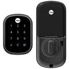 Deadbolt Lock Yale Assure Black Suede sem chave e não conectada Deadbolt Lock Yale Assure Black Suede sem chave e não conectada