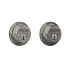 Deadbolt SCHLAGE B62N619 com chave em níquel acetinado de 2 lados