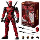 Deadpool Blokees Articulado Action Figure Com 90 Peças Original Marvel