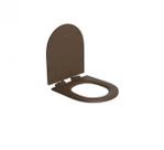 Deca Assento Vaso Slow Close Poliester Marrom Ap237.22