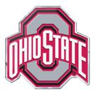 Decalque de emblema automotivo FANMATS Ohio State Buckeyes Aluminium