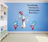 Decalque de parede infantil Runtoo Inspirational em vinil 30x90cm x2