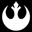 Decalque EvolveFish SW com logotipo da Rebel Alliance em vinil à prova de intempéries