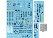 Decalque H-60 Blackhawk FAB Exército Brasileiro 1/35 - FCM 35001