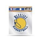 Decalque Rico Industries NBA Golden State Warriors Retro 4x4