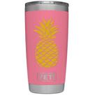 Decalque ViaVinyl Pineapple para janelas e dispositivos automotivos