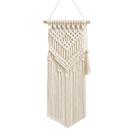 Decalques de decoração para casa 25* 58 cm macramê nórdico tapeçaria chique de lótus boêmio pendurado na parede decoração de casa