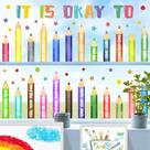 Decalques de janela HATARU Inspirational Pencil Watercolor School