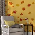 Decalques de parede Decalplanet Maple Leaf Thanksgiving Autumn x52