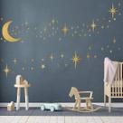Decalques de parede Decalque de vinil Easma Retro Starburst Stars