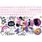 Decalques de parede Disney Minnie Mouse com Alphabet RoomMates RMK5156GM