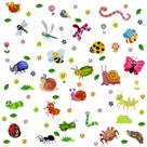 Decalques de parede e adesivos Maydahui Cartoon Insect 50x50cm, PVC