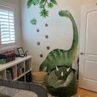 Decalques de parede NXUEBDU: pegadas de dinossauro para quarto de meninos